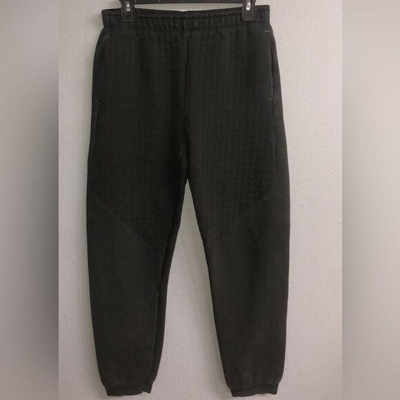 027. Nike Black Quilted Pants size small - Picture 1 of 2